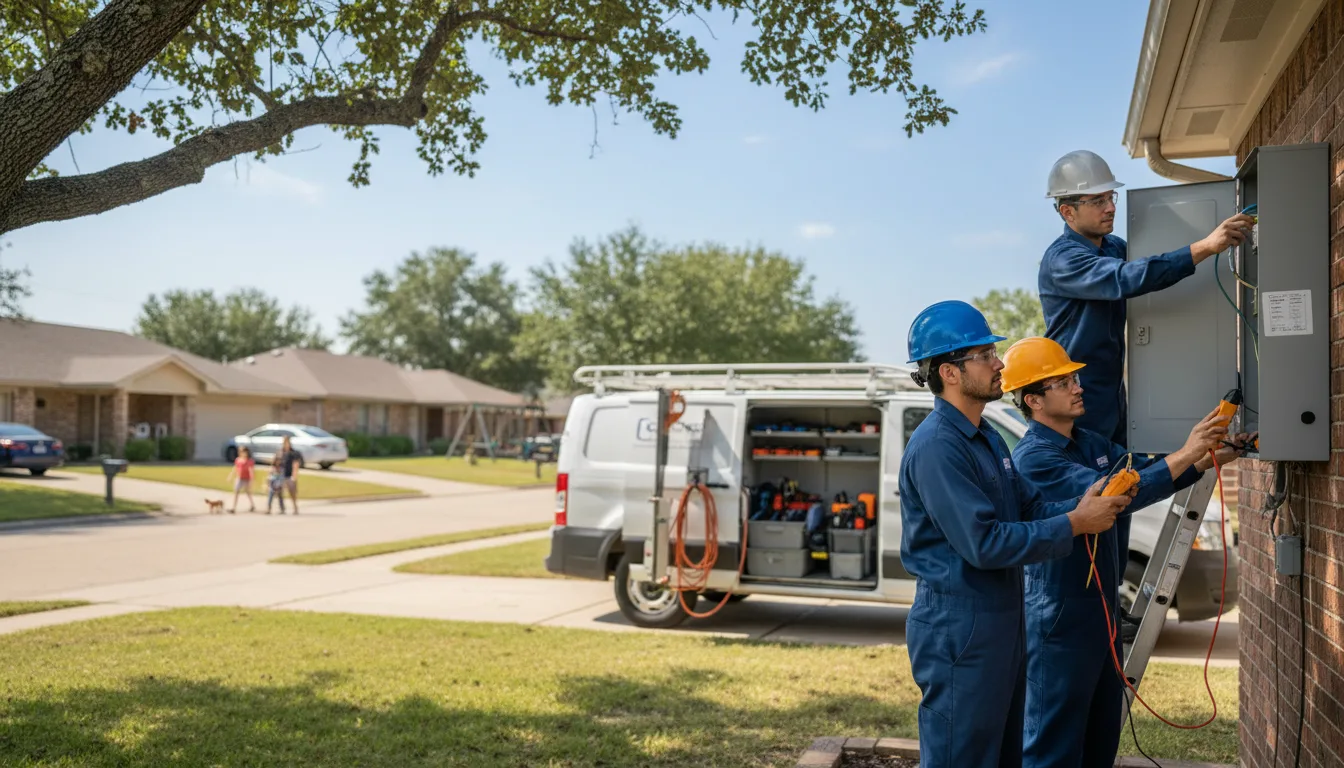 Certified electrician providing emergency electrical services in Lovely, KY